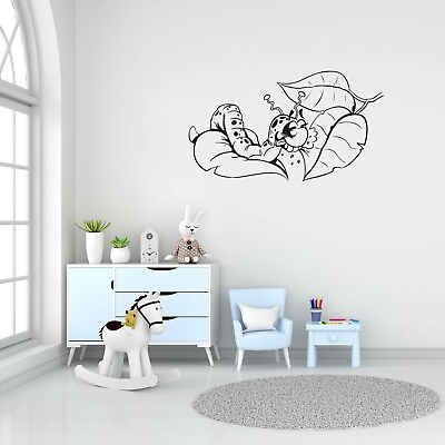 #ad Eating Caterpillar Insect Animal Wall Art Stickers for Kids Room Home Decals $12.50