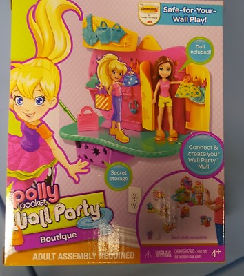#ad Polly Pocket Wall Party Boutique Play Set in Sealed Box Comes with Doll $49.99