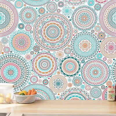 #ad #ad Fun Peel and Stick Wallpaper Cute Contact Paper Colorful Wallpaper Kitchen Co... $12.71