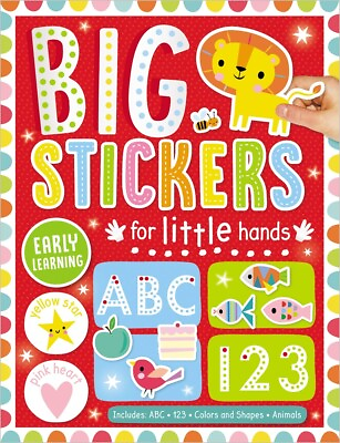 Big Stickers for Little Hands Early Learning Paperback 2021 by Amy Boxshall $7.95