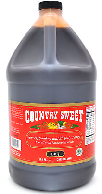 #ad Country Sweet Premium Cooking and Finishing Sauce BBQ Gallon 128 Ounces $35.49