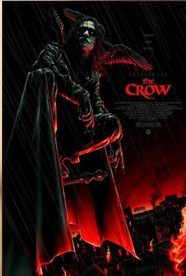 #ad The Crow Movie Poster Classic film Poster Gift Room Decor Wall Art $19.99