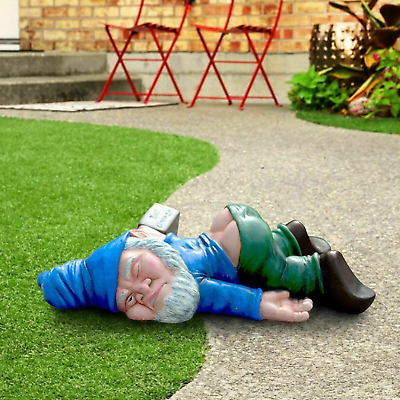 Drunk Dwarf Garden Gnome Decoration Drunken Ornament Decor Yard Patio Lawn US $9.40