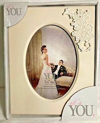 #ad Fetco Home Decor 5x7 Photo Picture Frame Elegant Floral Design Wedding Day $17.56