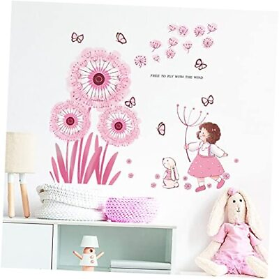 #ad Huge Flower Petal Wall Decals Living Room Floral Wall Stickers Color B $18.37