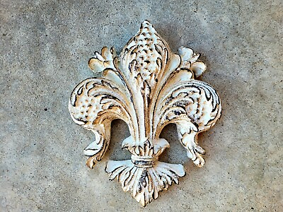Fleur de Lis Wall Plaque Old World Tuscan Medieval French Country decor new $49.95