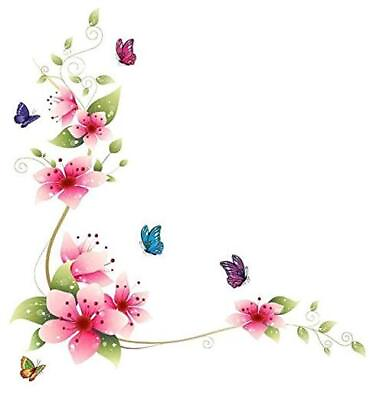 #ad Vines Wall Stickers Flowers and Butterflies Wall Decals Graphics Flowers $25.70