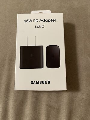 Samsung USB C Fast Charging Wall Charger Black 45W OEM $18.99