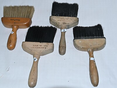 #ad One Vintage Decorators Tool Dusting Brush 8” long natural Bristle choice of 4 GBP 14.00