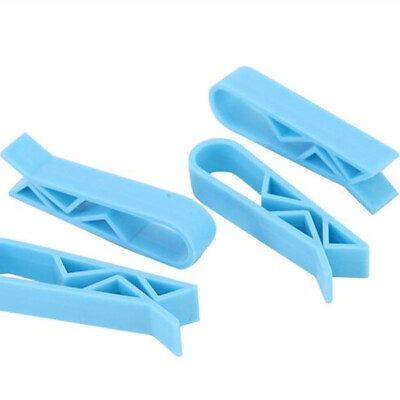 #ad #ad Garbage Bin Clip Kitchen Trash Can Bag Clips Waste Bin Clamp Blue Pack Of 8 C $2.59