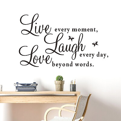 #ad Wall Stickers For Living Room DIY Wall Art Decal Decor For Bedroom Dining Room $4.99