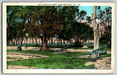 #ad New Orleans Louisiana Old Spanish Fort Vintage Postcard Unposted $4.93