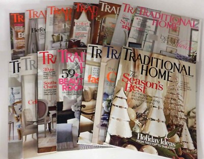 #ad Traditional Home Decor Magazine Lot of 14 2011 2014 Spring Summer Winter Fall $29.99