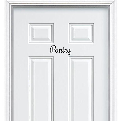 #ad Pantry Vinyl Decal Sticker for Kitchen Pantry Room Wall Door Decor Art Furniture $9.00