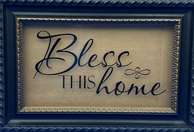 #ad #ad Hobby Lobby Home Accent Home Decor Wall Decor Glass Sign 10in x 15 in $12.50