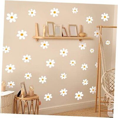 #ad #ad Floral Daisy Wall Stickers for Bedroom Living Room Decorative Wall 6033sticker $14.36