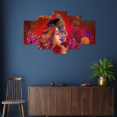 #ad Set of Five Wall Painting for Home Decoration Paintings for Living Room 3D Sc $115.69