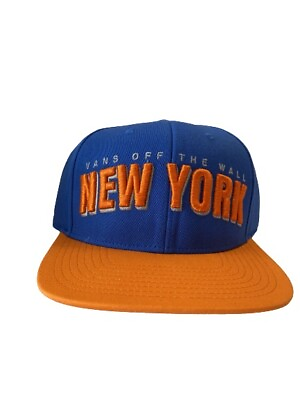 #ad Vans Off the Wall New York Knicks Snap Back Hat One Size Fits All New W Tags $21.00