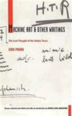 #ad Machine Art and Other Writings: The Lost Thought of the Italian Years $8.92
