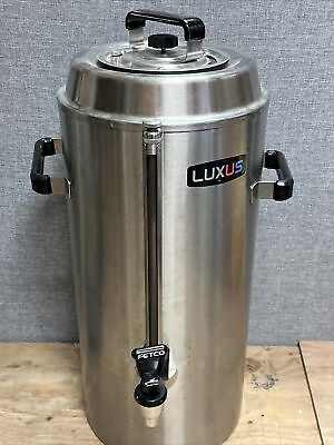#ad #ad Fetco TPD 30 D012 Luxus Stainless Steel 3 Gallon Thermoproved Dispenser READ $215.00
