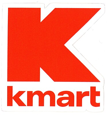 #ad Kmart Department Store Logo Sticker reproduction $4.50