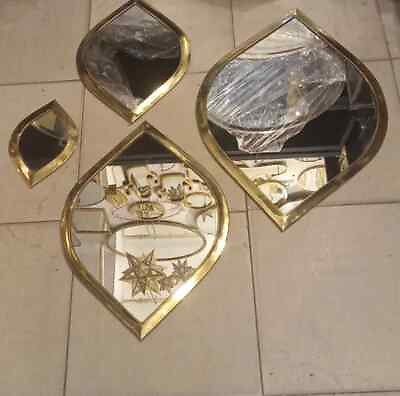#ad Moroccan Eye Mirror Brass Mirror Wall Bathroom Mirror Mirror Wall Decor $63.00