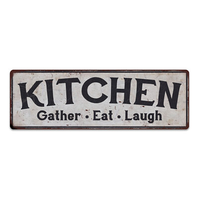 #ad Kitchen Sign Pantry Décor Eat Decorations Home Rustic Wall Art 106180091037 $28.95