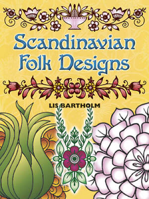 #ad Scandinavian Folk Designs Dover Pictorial Archive Paperback GOOD $4.39