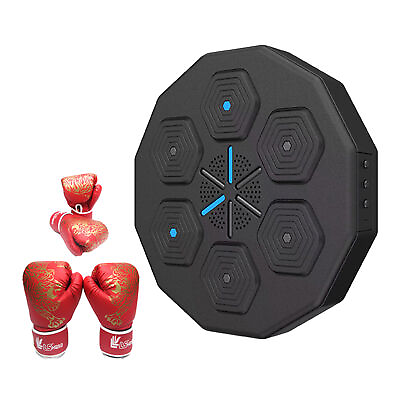#ad Boxing Training Target Wall Mount Bluetooth Music Exercise Machine Punching Bag $215.29