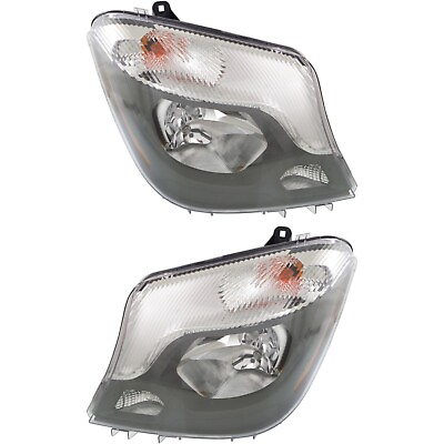 #ad Headlight Set For 2014 2017 Mercedes Benz Sprinter 2500 Left and Right 2Pc $388.89
