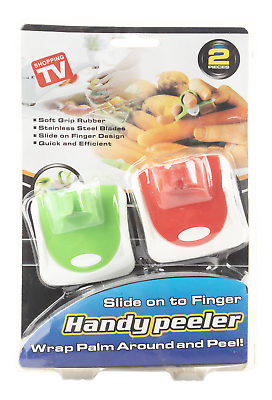 #ad AS SEEN ON TV Handy Peeler Slide on to Finger NEW Kitchen $8.99