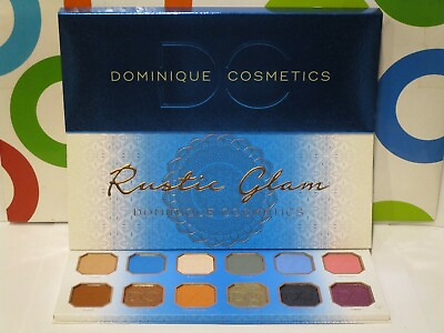 #ad DOMINIQUE COSMETICS RUSTIC GLAM PALETTE FULL SIZED BOXED $36.00