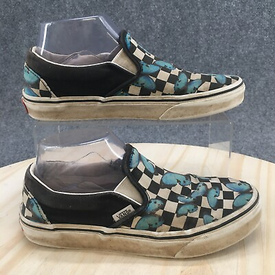 #ad Vans Shoes Mens 6 Womens 7.5 Off The Wall Butterfly Sneakers 721356 Blue White $11.25