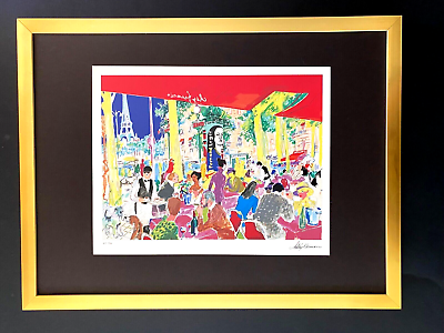 #ad LeRoy Neiman quot; Paris quot; Signed Pop Art Mounted and Framed in a New 11x14 $129.00