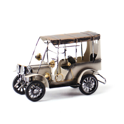 #ad Car Model Sculpture Metal Car Model Vintage Decorations for Home Retro Car Model $23.46