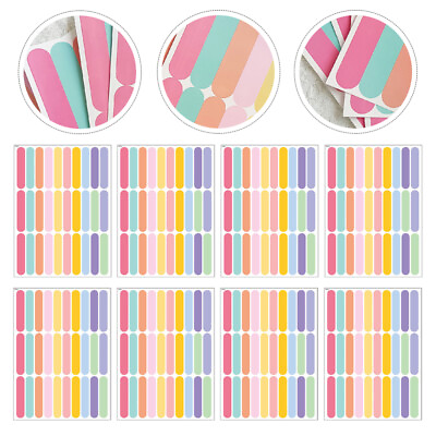 #ad Colorful Sprinkles Rainbow Wall Stickers for Nursery and Kids Room Decor HG $9.38