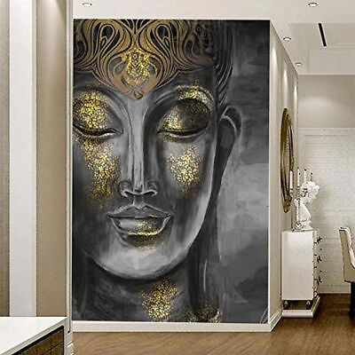 #ad Indian Traditional 3D Design Lord Buddha Wall Sticker For Home Decoration $65.37