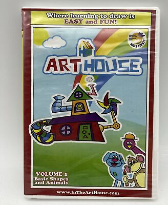 #ad Art House Vol 1 Basic Shapes and Animals DVD 2009 $7.19