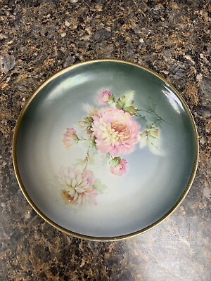 #ad Vintage CT ALTWASSER Rose 8 1 4” Porcelain PLATE $9.50