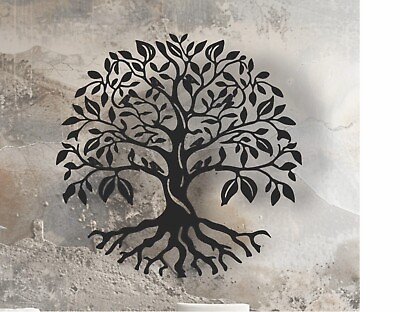 #ad Metal Tree of Life Art Nature Inspired Wall Decor Decorative Wall Hanging $39.00