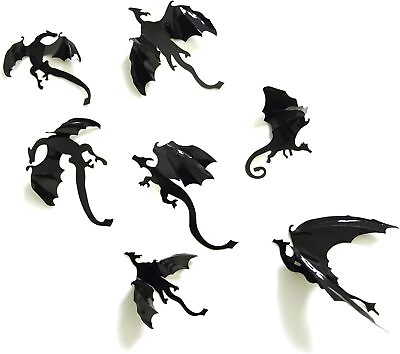 #ad Honbay PVC 3D Dragon Decorative Wall Decals Wall Stickers for Home Wall Decorati $16.82