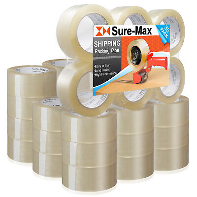 #ad 36 Rolls Carton Sealing Clear Packing Shipping Tape 2 mil 2quot; x 110 Yards $62.99