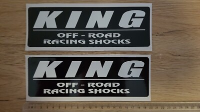 KING RACING SHOCKS 2 BIG Stickers Decals off road racing shocks truck $16.48