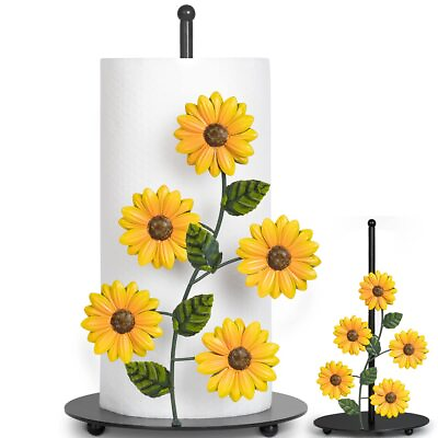 #ad Sunflower Paper Towel Holder Sunflower Kitchen Decor and Accessories Yellow... $51.42