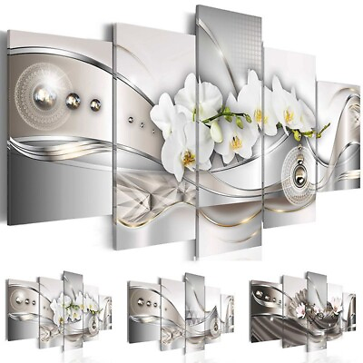 #ad Home Art Decor Abstract Flower Wall Art Canvas Print Pictures For Living Room $10.97