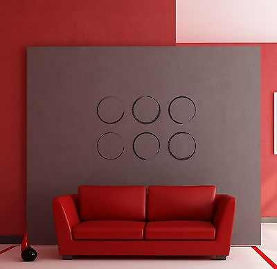 #ad Wall Stickers Vinyl Decal Abstract Decor Modern Style Circles z1221 $29.99