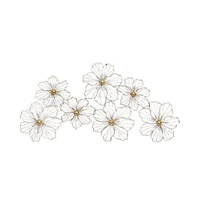 #ad 58516 Metal Wall Decor 43 by 21quot; Gold $76.71