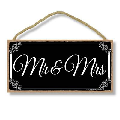 #ad #ad Mr. and Mrs. Newlywed Just Married 5 x 10 inch Hanging Wall Art Decorative ... $25.06