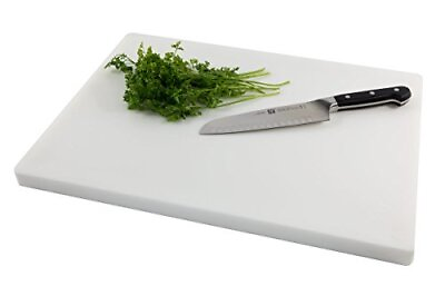 #ad Restaurant Thick White Plastic Cutting Board 20x15 Large 1 Inch Thick $94.89