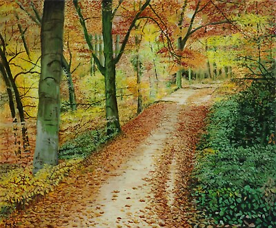 #ad Country art prints fine art Path to glory Autumn trees A3 print size GBP 20.00